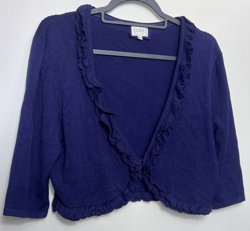 Kaliko dark blue - blue, cropped