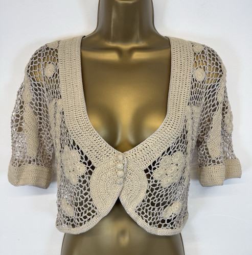 Kaliko beige crochet knit - kaliko,
